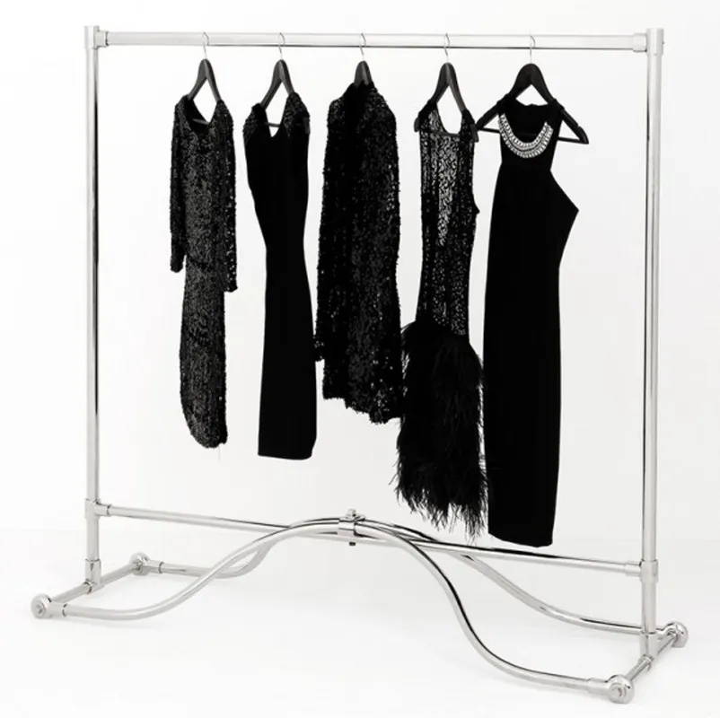 Casa Padrino luxury clothes rail stainless steel plated - clothes rack coat rack coat rack - store equipment Kracherpreis