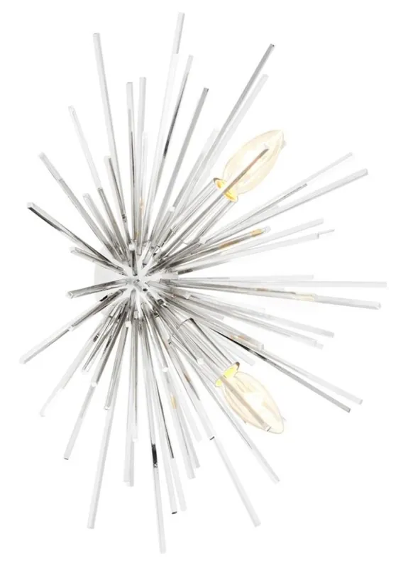 Casa Padrino wall lamp silver 50 x 37 x H. 27 cm - Luxury Wall Sconce Finale Aktion