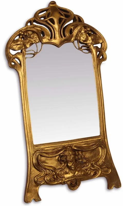 Casa Padrino Baroque Table Mirror / Vanity Mirror Gold 28 x H. 49.3 cm - Baroque Mirror Billig