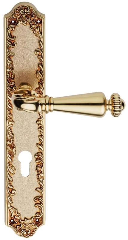 Direktkauf Casa Padrino Baroque Door Handle Set French gold 14.5 x H. 30 cm - Baroque Collection