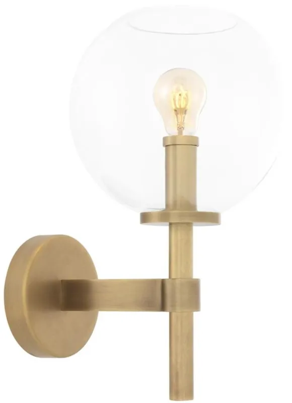 Casa Padrino luxury wall lamp antique brass 18 x 26 x H. 35 cm - Hotel & Restaurant Lamp Zertifiziert