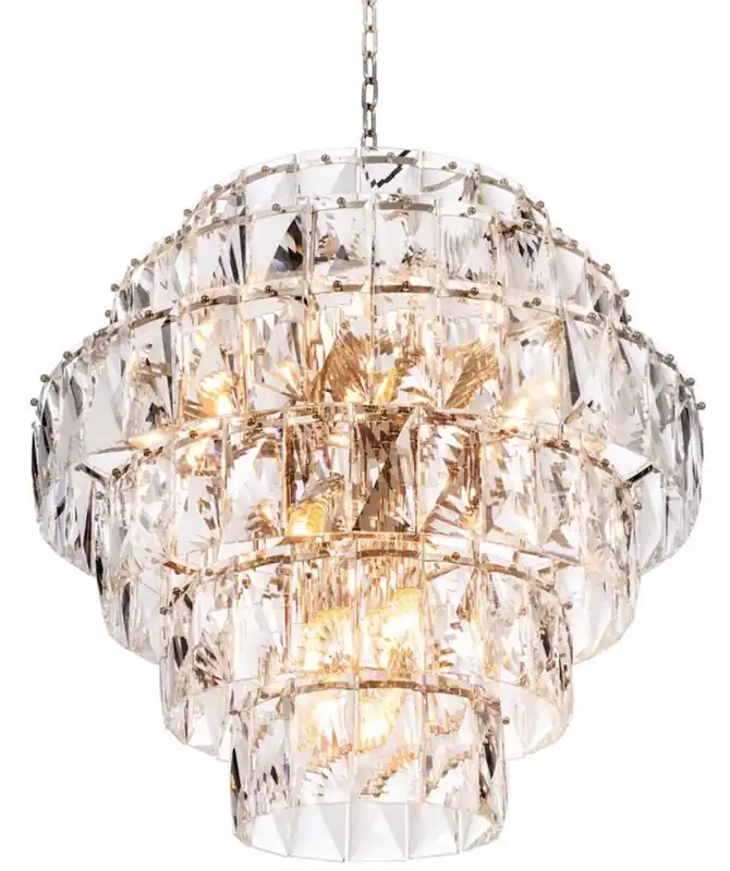 Rabatt Casa Padrino luxury crystal glass chandelier Ø 80 x H. 80 cm - Noble & Sumptuous