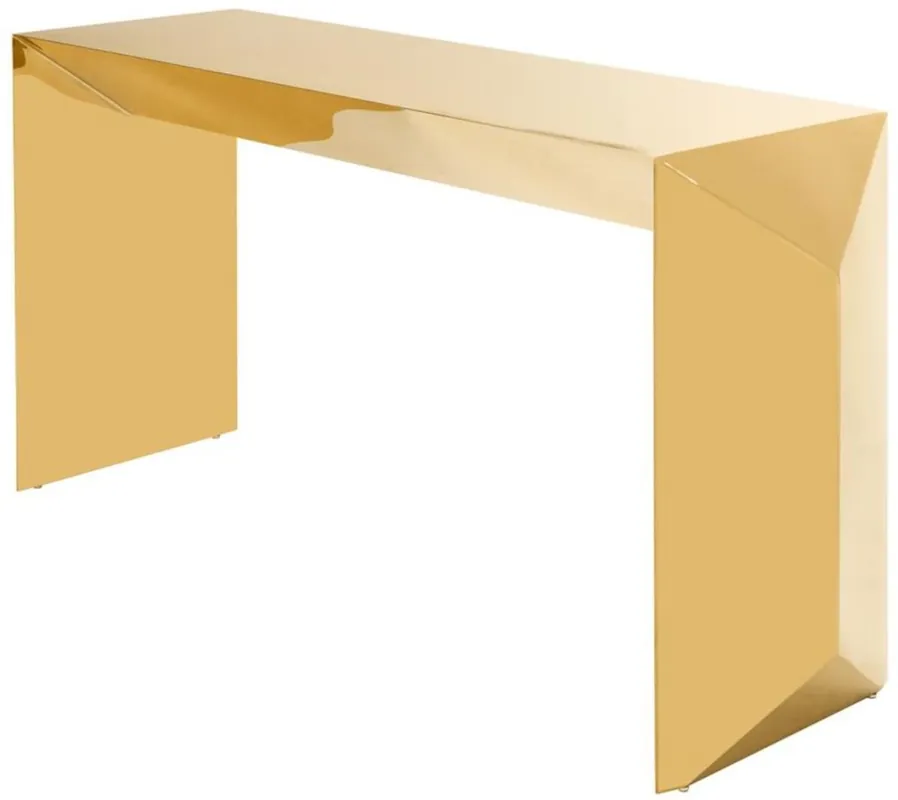 Neu Casa Padrino Luxury Designer Console / Console Table Gold 155 x 45 x H. 76 cm - Designer Furniture