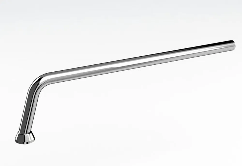 Drain pipe chrome for nostalgia bathtub natural stone freestanding 1700mm BCha - drain pipe Bestpreis