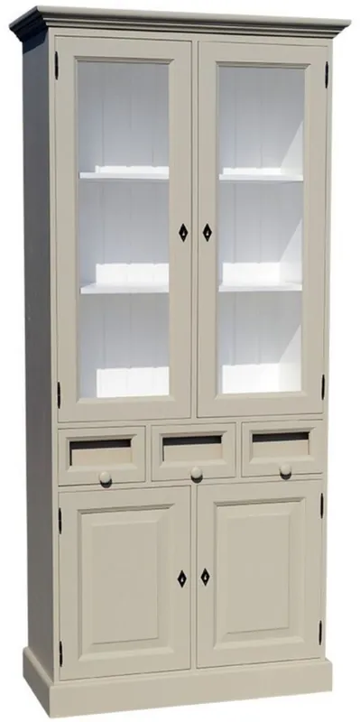 Wochenendangebot Casa Padrino Country style Kitchen Cabinet with 4 Doors and 3 Drawers 98 x 50 x H. 200 cm - Various Colors - Kitchen Furniture