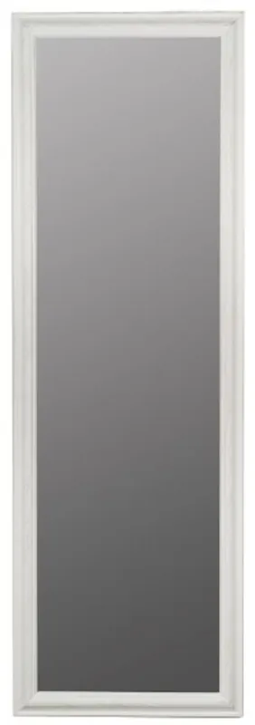 Casa Padrino Country Style Wall Mirror Antique White / Gold 62 x H. 187 cm - Handmade Mirror with Wooden Frame Garantierte Lieferung