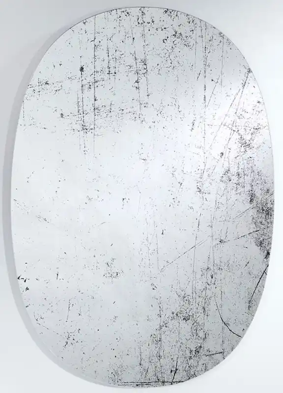 Günstig Casa Padrino designer wall mirror black 76 x H. 110 cm - Luxury Living Room Mirror