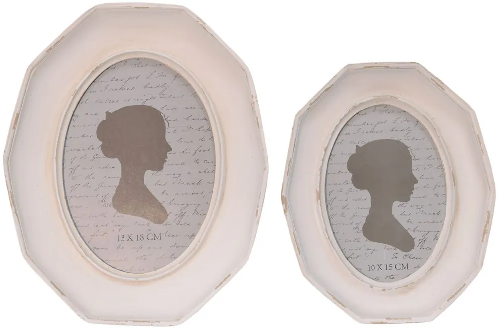 Casa Padrino Baroque Picture Frame Set of 2 Antique White - Baroque Style Deco Accessories Begrenztes Angebot