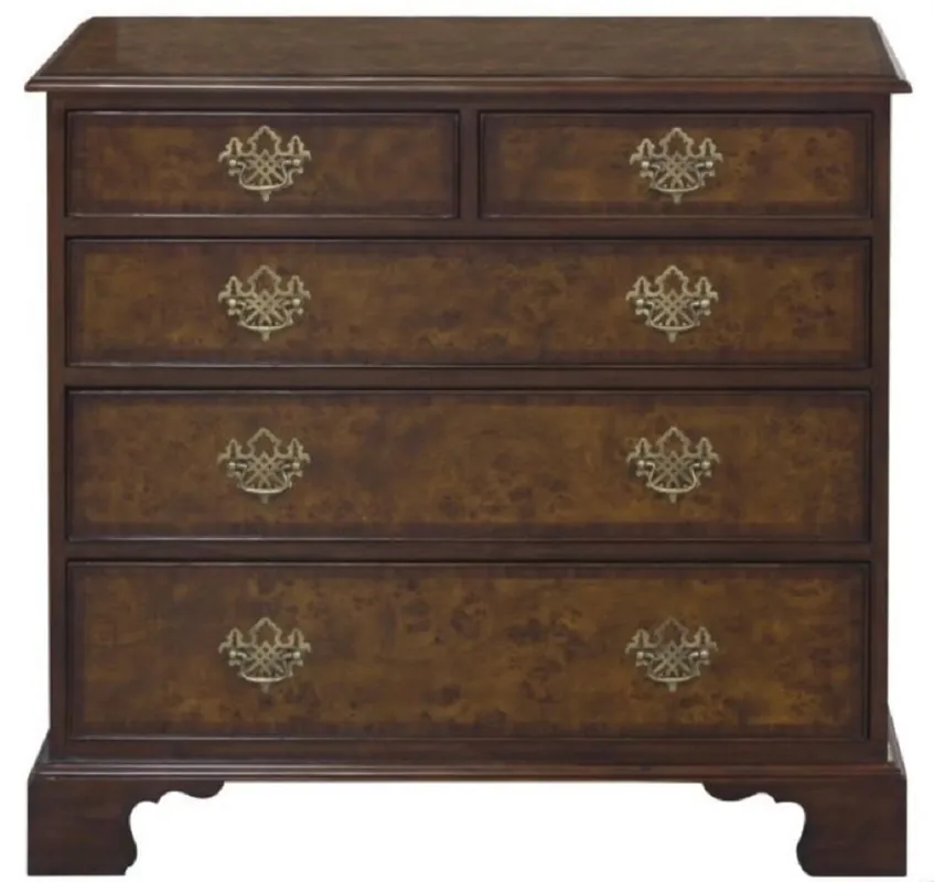 Casa Padrino luxury art nouveau dresser with 5 drawers brown / dark brown 92 x 52 x H. 86 cm - Luxury Quality Aktuell