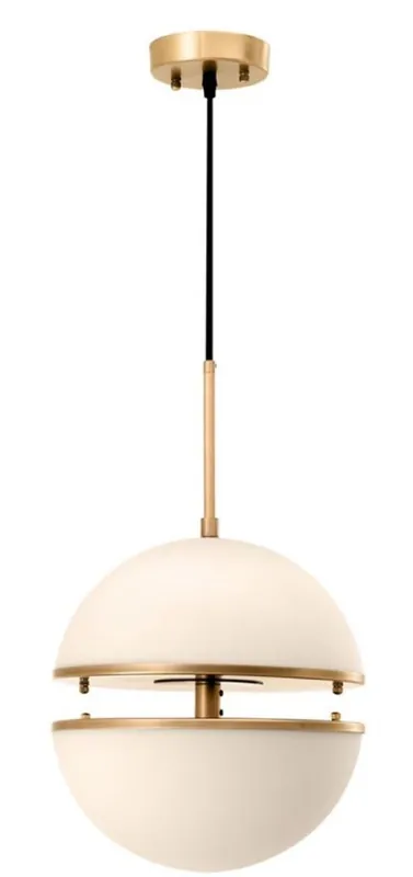 Mega-Angebot Casa Padrino pendant light antique brass / white Ø 30 x H. 160 cm - Luxury Hanging Lamp