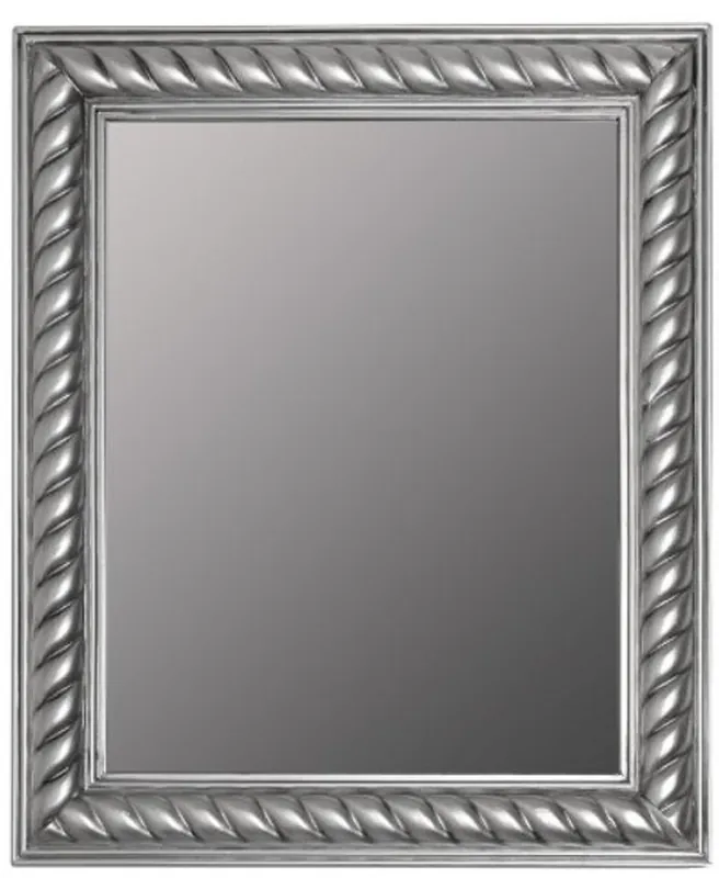 Casa Padrino Baroque Mirror / Wall Mirror Antique Silver 52 x H. 62 cm - Baroque Furniture Garantierte Lieferung
