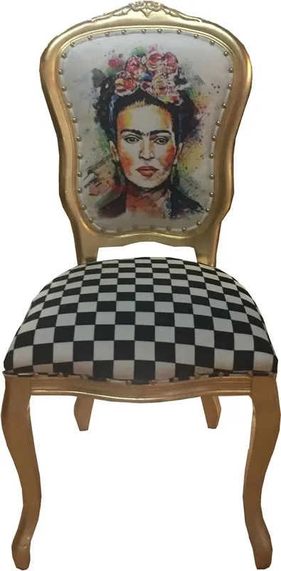 Begrenztes Angebot Casa Padrino Baroque luxury dining chair Madmoisell Gold - Designer chair - Limited Edition