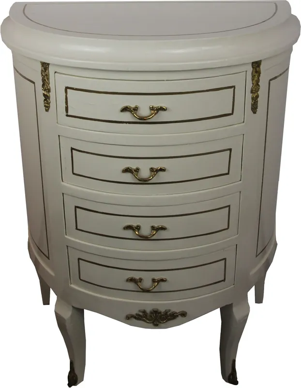 Neue Ware Casa Padrino Baroque Dresser Black / Gold Width 68 cm - Antique style furniture