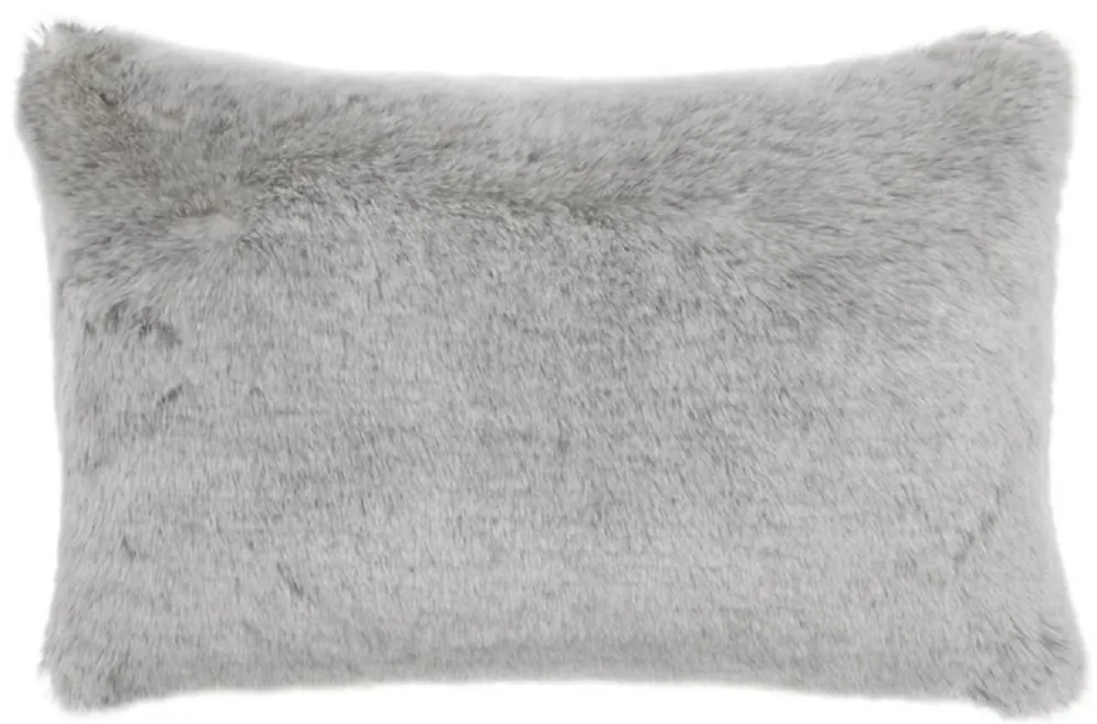 Casa Padrino luxury faux fur cushion light gray 60 x 40 cm - Living Room Decoration Accessories Beliebt