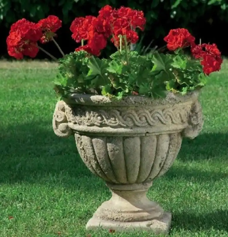 Casa Padrino Art Nouveau Flowerpot Gray 48 x 40 x H. 43 cm - Magnificent Plant Pot Meistverkauft