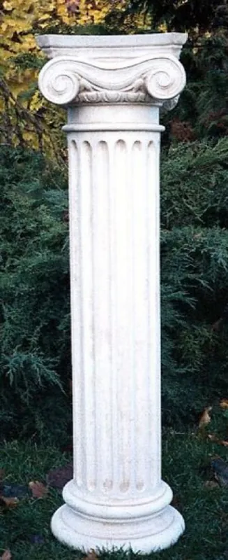Jetzt Bestellen Casa Padrino Baroque Column / Garden Column White 24 x 24 x H. 90 cm - Garden Decor Accessories