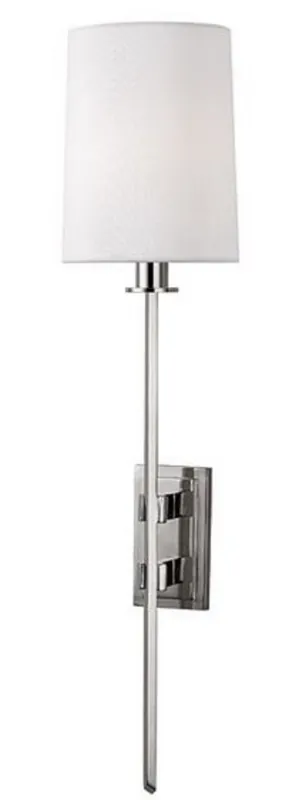 Casa Padrino luxury wall lamp silver / white 14 x 9.5 x H. 57.8 cm - Hotel & Restaurant Decoration Accessories Abverkauf
