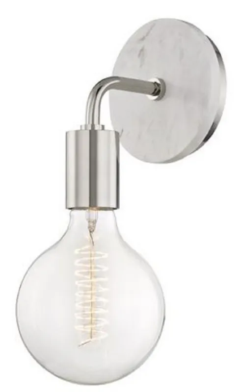 Neu Im Sortiment Casa Padrino Luxury Wall Sconce Silver / White 12.7 x 16.5 x H. 33 cm - Hotel & Restaurant Wall Lamp