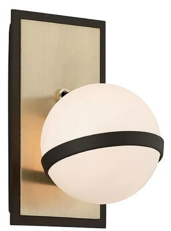 Saisonangebot Casa Padrino Luxury LED Wall Lamp Bronze / Brass / White 13.3 x 15.9 x H. 22.9 cm - Hotel & Restaurant Lamp
