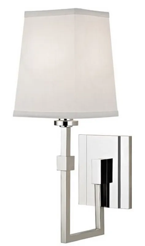 Casa Padrino luxury wall sconce silver / white 13.3 x 19.1 x H. 38.7 cm - Wall Lamp with Lampshade Jetzt Bestellen