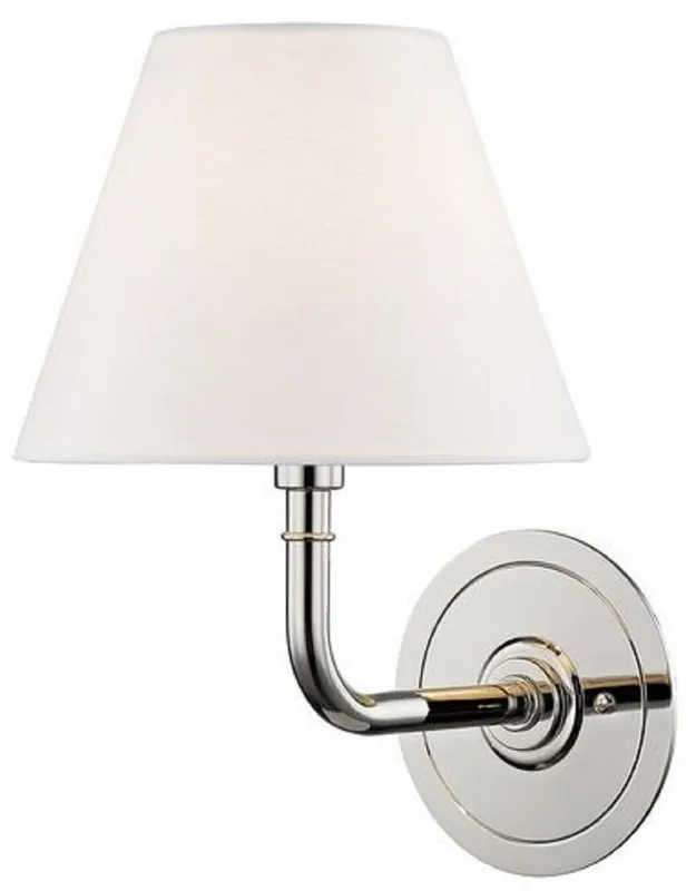 Neue Kollektion Casa Padrino Luxury Wall Lamp Silver / White 20.3 x 24.1 x H. 28.6 cm - Hotel & Restaurant Wall Lamp
