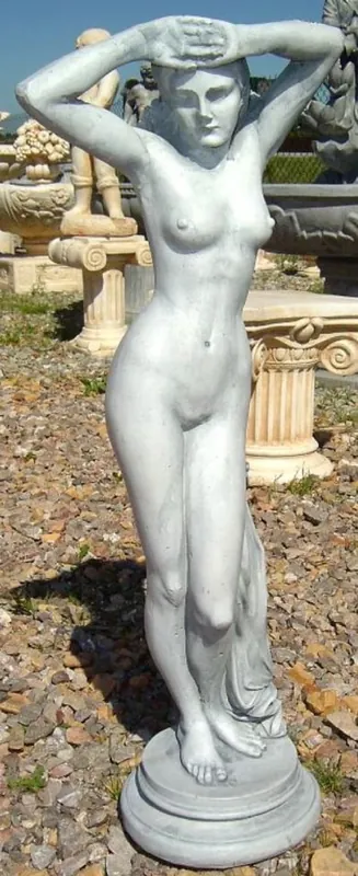 Casa Padrino Art Nouveau Sculpture Venus 30 x 22 x H. 79 cm - Splendid Garden Decoration - Special! Neue Kollektion