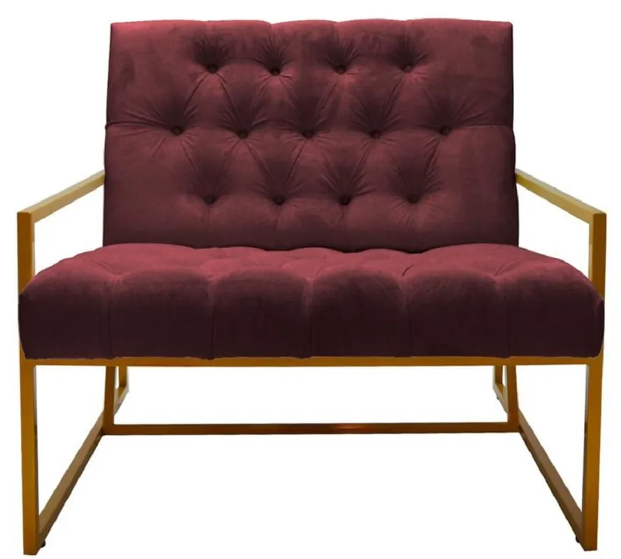 Expressversand Casa Padrino Luxury Chesterfield Armchair 84 x 87.5 x H. 80 cm - Various Colors - Chesterfield Furniture