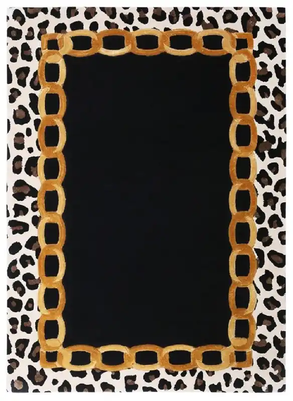 Casa Padrino Luxus Teppich mit Leoparden Design - Verschiedene Größen Knallerangebot