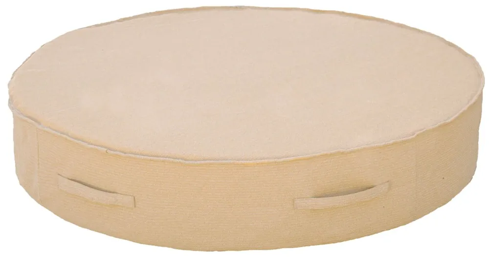 Schnäppchen Casa Padrino Luxus Gartenliege / Poolliege Beige Ø 180 cm