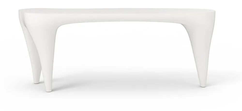 Casa Padrino Luxus Garten Konsole Matt Weiß 200 cm Highlight