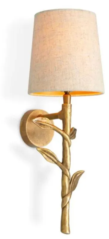 Ausverkauf Casa Padrino Luxus Wandleuchte Vintage Messing / Creme H. 46 cm