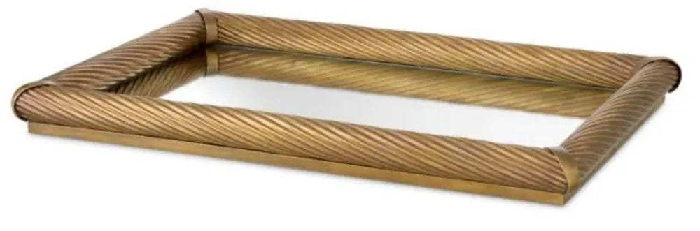 Jetzt Kaufen Casa Padrino Luxus Serviertablett Vintage Messing 60 cm