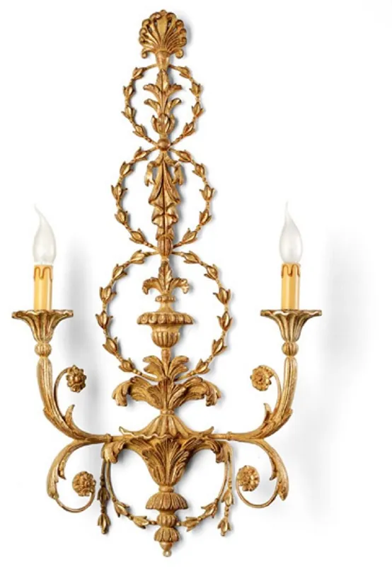 Jetzt Kaufen Casa Padrino Luxus Barock Doppel Wandleuchte Antik Beige / Silber H. 81 cm - Made in Italy