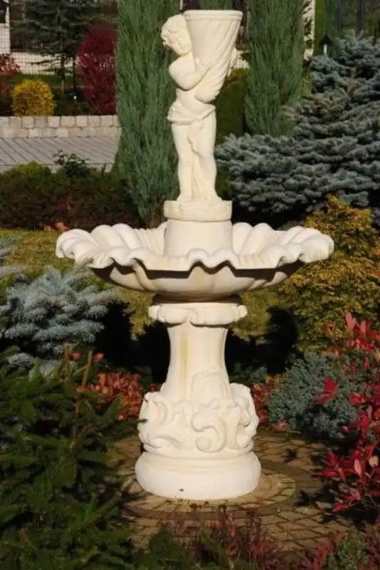 Knallerangebot Casa Padrino Barock Springbrunnen Sandfarben Ø 100 x H. 167 cm