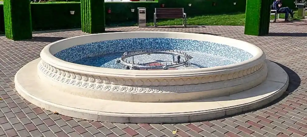 Aktuell Casa Padrino Barock Springbrunnen Umrandung Grau Ø 426 cm