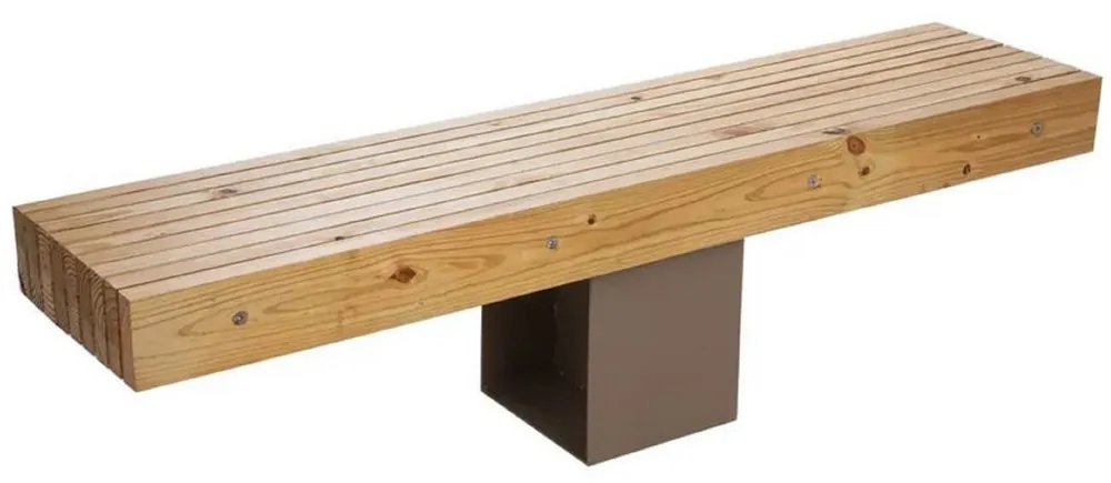 Casa Padrino Gartenbank - Parkbank Naturfarben / Braun 180 cm Wochenendangebot