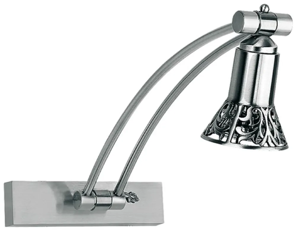Schnäppchen Casa Padrino Luxus Barock LED Wandleuchte / Leseleuchte Silber H. 35 cm