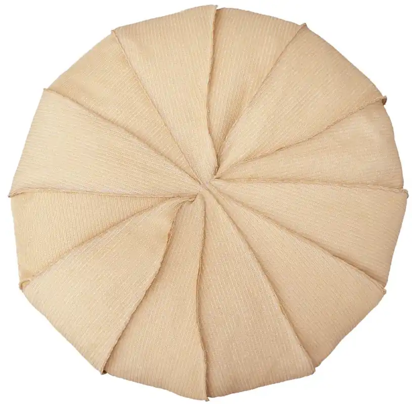 Ausverkauf Casa Padrino Luxus Sitzsack Seeigel Beige Ø 90 x H. 45 cm