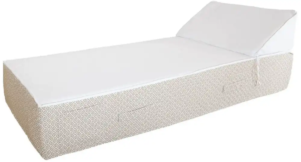 Casa Padrino Luxus Gartenliege - Poolliege Weiß / Beige 180 x 80 cm Online Kaufen