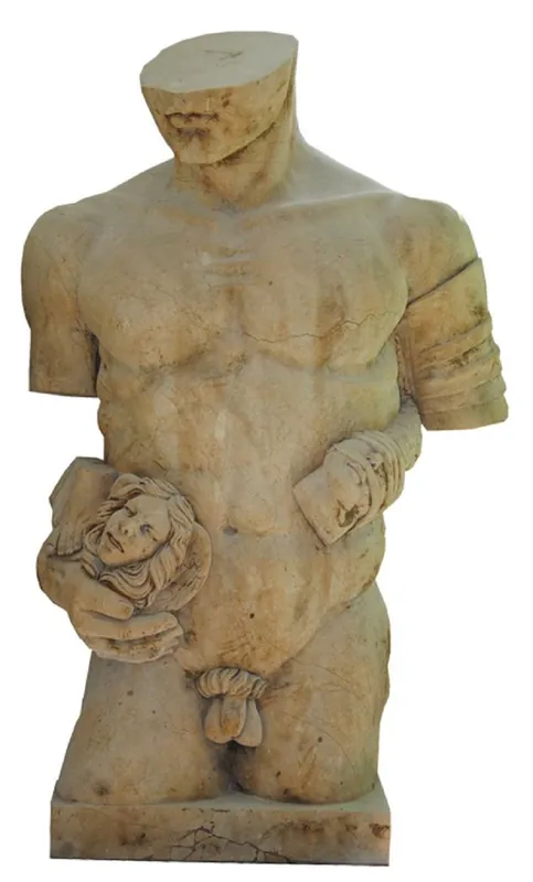 Sonderangebot Casa Padrino Luxus Antik Stil Marmor Deko Skulptur Mann Beige H. 130 cm