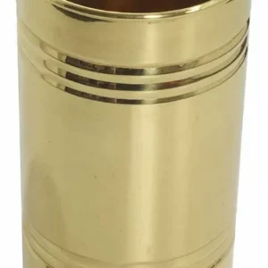 Casa Padrino Luxus Messing Schirmständer Gold H. 48,3 cm - Made in Italy Sichere Zahlung