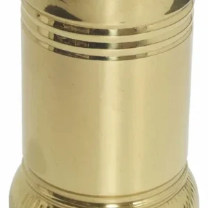 Casa Padrino Luxus Messing Schirmständer Gold H. 47,8 cm - Made in Italy Beliebt