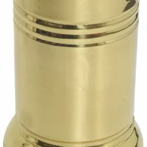 Casa Padrino Luxus Messing Schirmständer Gold Ø 22,5 x H. 47,8 cm - Made in Italy Nur Für Kurze Zeit