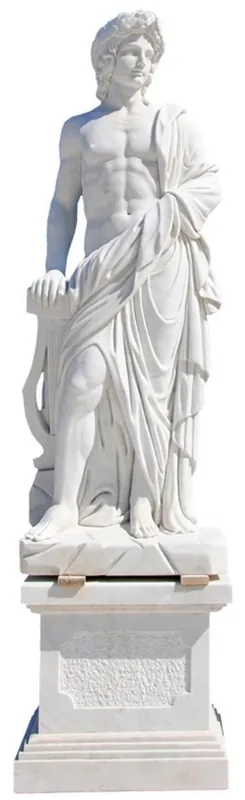 Finale Aktion Casa Padrino Antik Stil Marmor Skulptur Römer Weiß H. 203 cm
