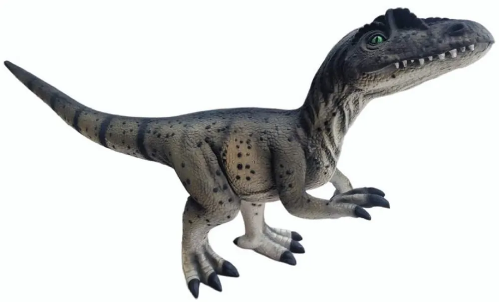 Schnäppchen Casa Padrino XXL Garten Deko Skulptur Dinosaurier Grau / Schwarz 215 cm