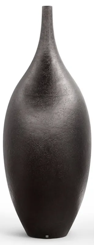 Rabatt Casa Padrino Luxus Deko Blumentopf Matt Schwarz Ø 78 x H. 200 cm - Garten Deko