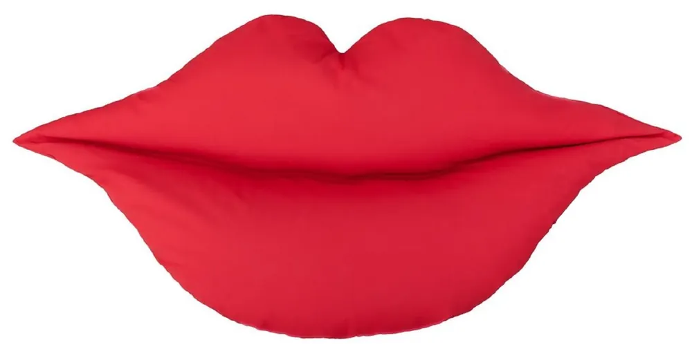 Casa Padrino Luxus Sitzsack Mund Rot 180 cm - Schwimmender Pool Sitzsack Nur Für Kurze Zeit