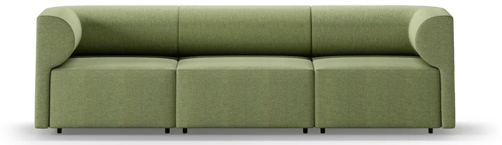 Casa Padrino Luxus Sofa Grün 270 cm - Modulares Wohnzimmer Sofa - Luxus Wohnzimmer Möbel Mega-Angebot