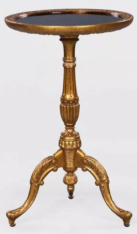 Bestpreis Casa Padrino Luxus Barock Beistelltisch im chinesischen Stil Antik Gold / Schwarz - Barock Möbel
