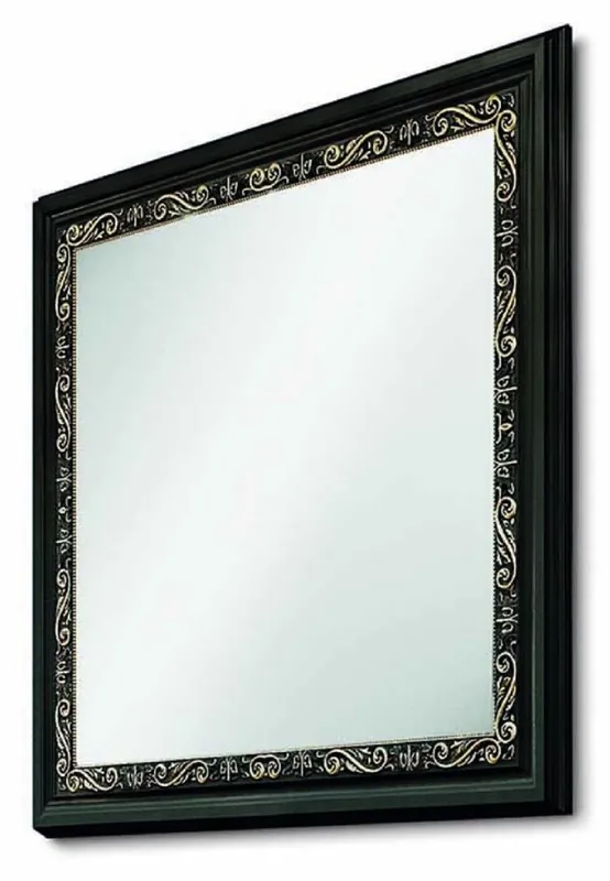 Casa Padrino Luxus Barock Spiegel Schwarz / Gold 146,5 cm - Made in Italy Kracherpreis